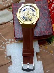 Gold "Super Speed" Watch