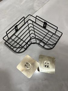 Corner Shelf with Adhesive Hooks
