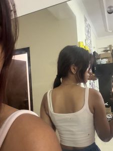 Ribbed Pink Cropped Tank Top