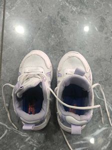 Cute Lilac &amp; White Sneakers