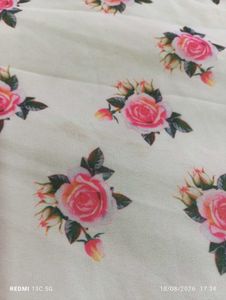 Floral Print Anarkali Gown
