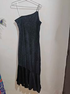 Vero Moda Asymmetric Ruffle Hem Dress