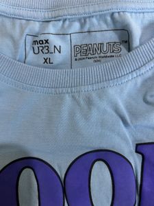 Blue Snoopy Peanuts Graphic T-Shirt