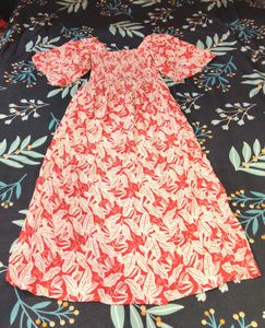Boho Smocked Maxi Dress