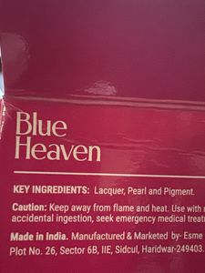 Blue Heaven Color Shine Mini Nail Paint Kit