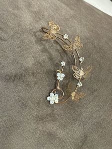 Butterfly Ear Cuff with Rhinestones