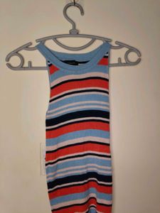Striped Ribbed Tank Top