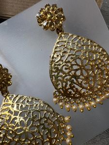Zaveri Pearls Earrings &amp; Maangtikka Set(Brand New)