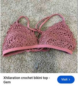 Crochet Bikini Top(XS)