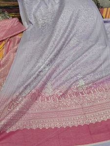 Beautifull pure pushmina suit