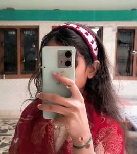 Crocheted Heart headband