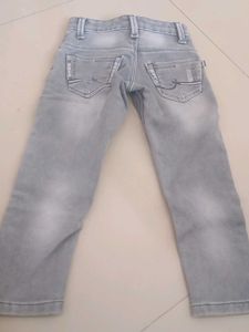Stylish Grey Denim Jeans for Boys