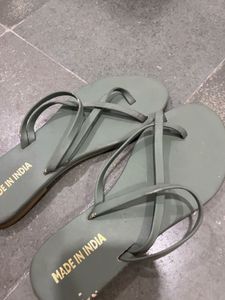 Stylish Green Flip-Flops