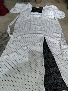 Polka Dot Blouse with Ruffled Sleeves