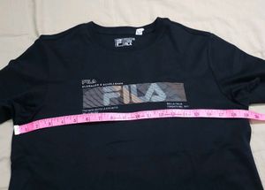 Fila Black T-Shirt Medium