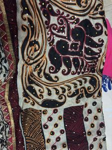 Embroidered Saree with Sequins
