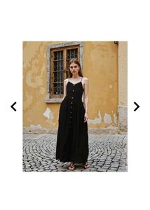 Black Button-Up Maxi Dress 💫
