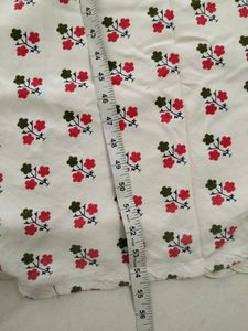 Flower Design Pure Cotton Gaun