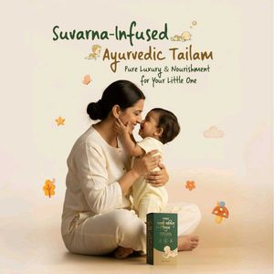 Vasu Swarna Malish Ayurvedic Tailam Baby Massage O