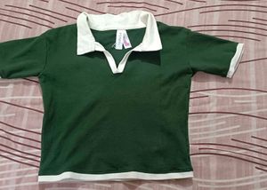 Green Collared Polo T-Shirt