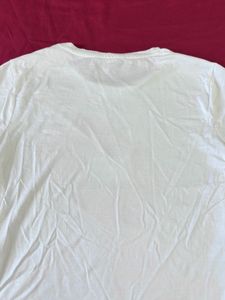 Mast &amp; Harbour White &amp; Pink Glitter T-Shirt