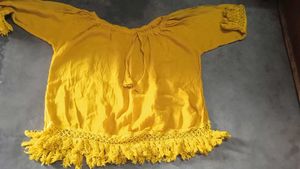 Combo of two,Boho Yellow Tunic Top
