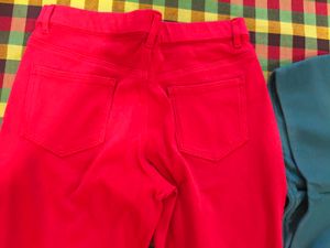 Vibrant Red Jeans
