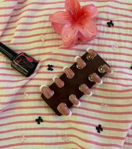Handmade French Tip Press-On Nails