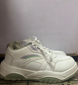 Asian White Casual Sneakers
