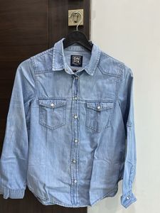 Light Wash Denim Shirt