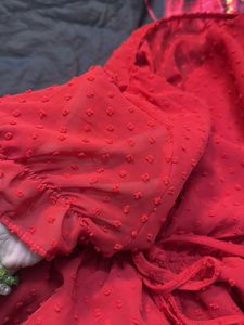 Charming Red Mini Dress/jumper