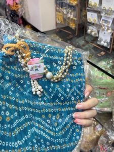 Elegant Potli Bag with Pearl Handle (any1)