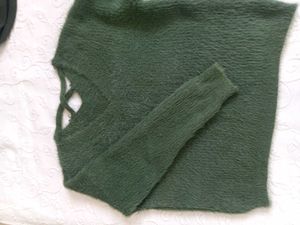 V-neck sweater for women