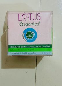 Lotus Organics Night Creme