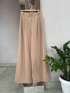 High-Waisted Wide-Leg Trousers