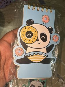 Cute Panda Notebooks Set of 4