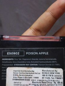 NK Makeup Poison Apple Eyeshadow Palette