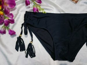 🇳🇿💫🎀Black Tassel Bikini Bottoms