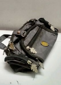 Chic Dark Grey Duffle Bag