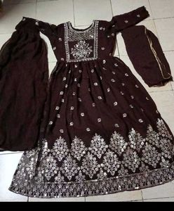 Embroidered Kurta with Dupatta Set