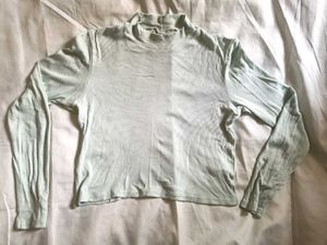 Soft Mock Neck Long Sleeve Top
