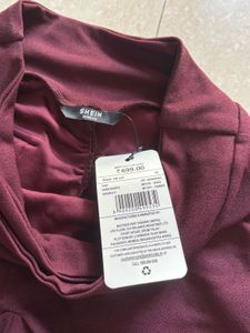 Burgundy Athletic Shorts