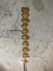 Fancy Golden Heavy Hair Accessory