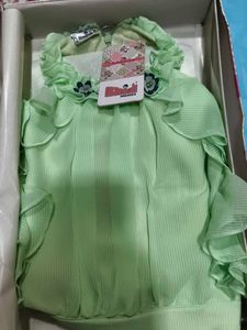 Cute Mint Green Ruffled Dress price negotiable