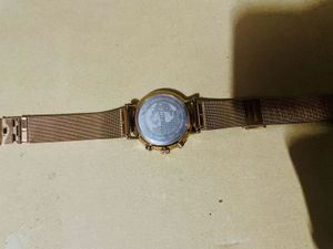 Timex Chronograph Watch - Rose Gold Tone