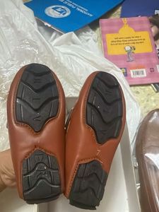 kid’s Brown Leather Loafers