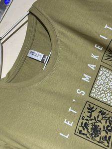 New Olive Graphic Tee