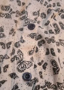 Butterfly Print Blouse