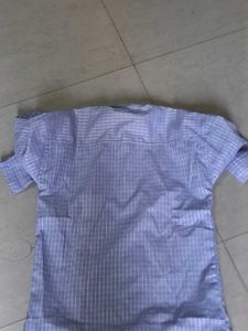 Men's Blue Checkered Shirt