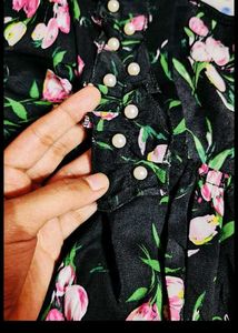 Floral Peplum Top